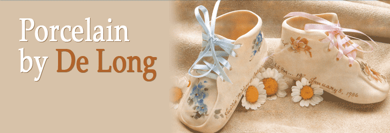 Porcelain Baby Shoes 